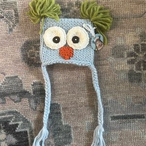 Baby owl hat NWT by blueberry hill
